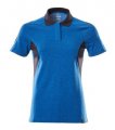 Mascot Dames Poloshirt Accelerate 18393-961 helder blauw-donkermarine